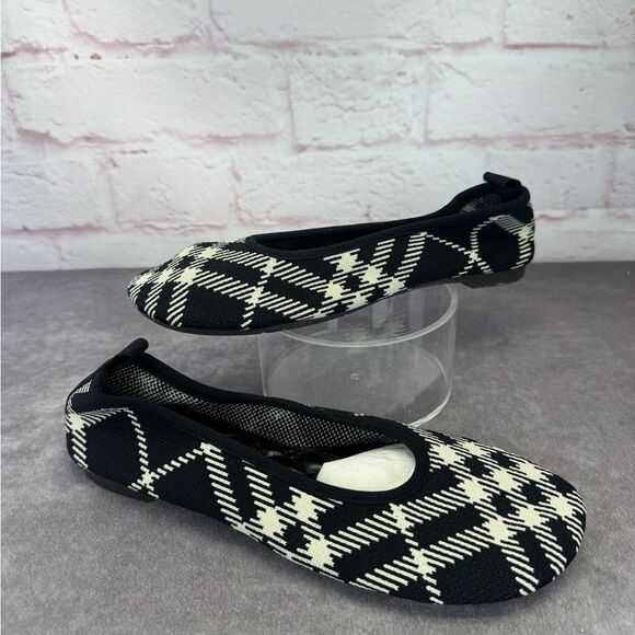 Burberry Check Knit Baby Ballerina Flats 40 - Picture 1 of 10